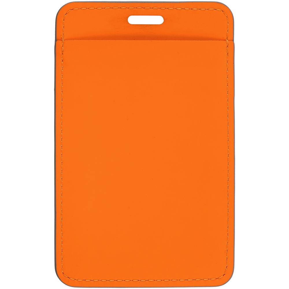 Чехол для пропуска Shall Simple, оранжевый-1