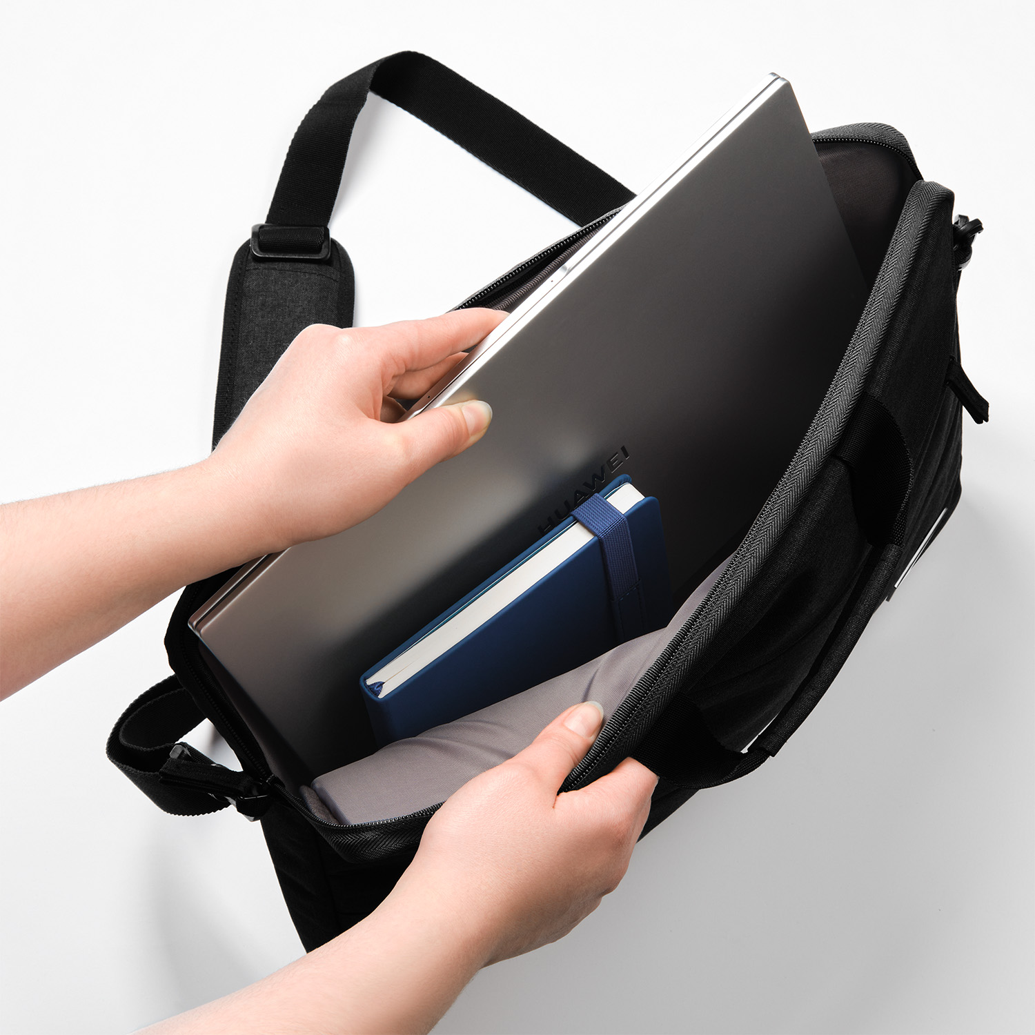 Сумка для ноутбука Fabio, черный-10