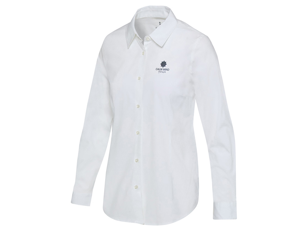 Carnelian женская рубашка из поплина - Белый-4