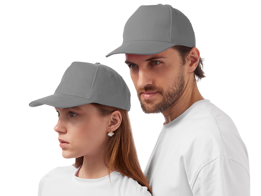 Бейсболка Florida 350 5-панельная, средне-серый-0