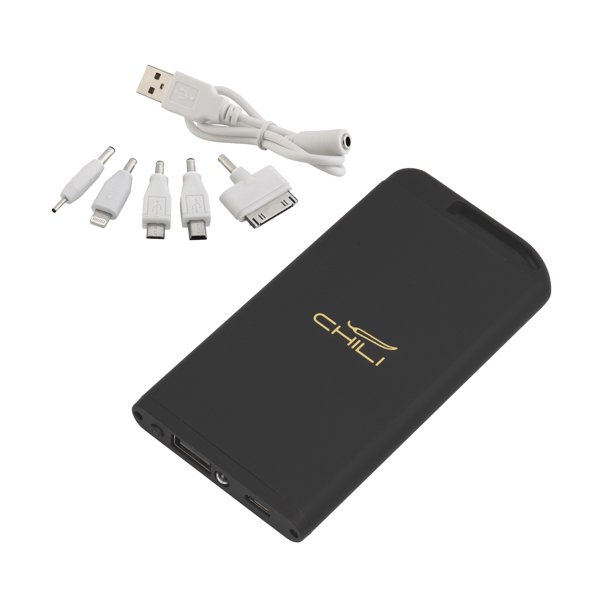 Зарядное устройство "Theta" с фонариком, 4000 mAh, покрытие soft touch-1