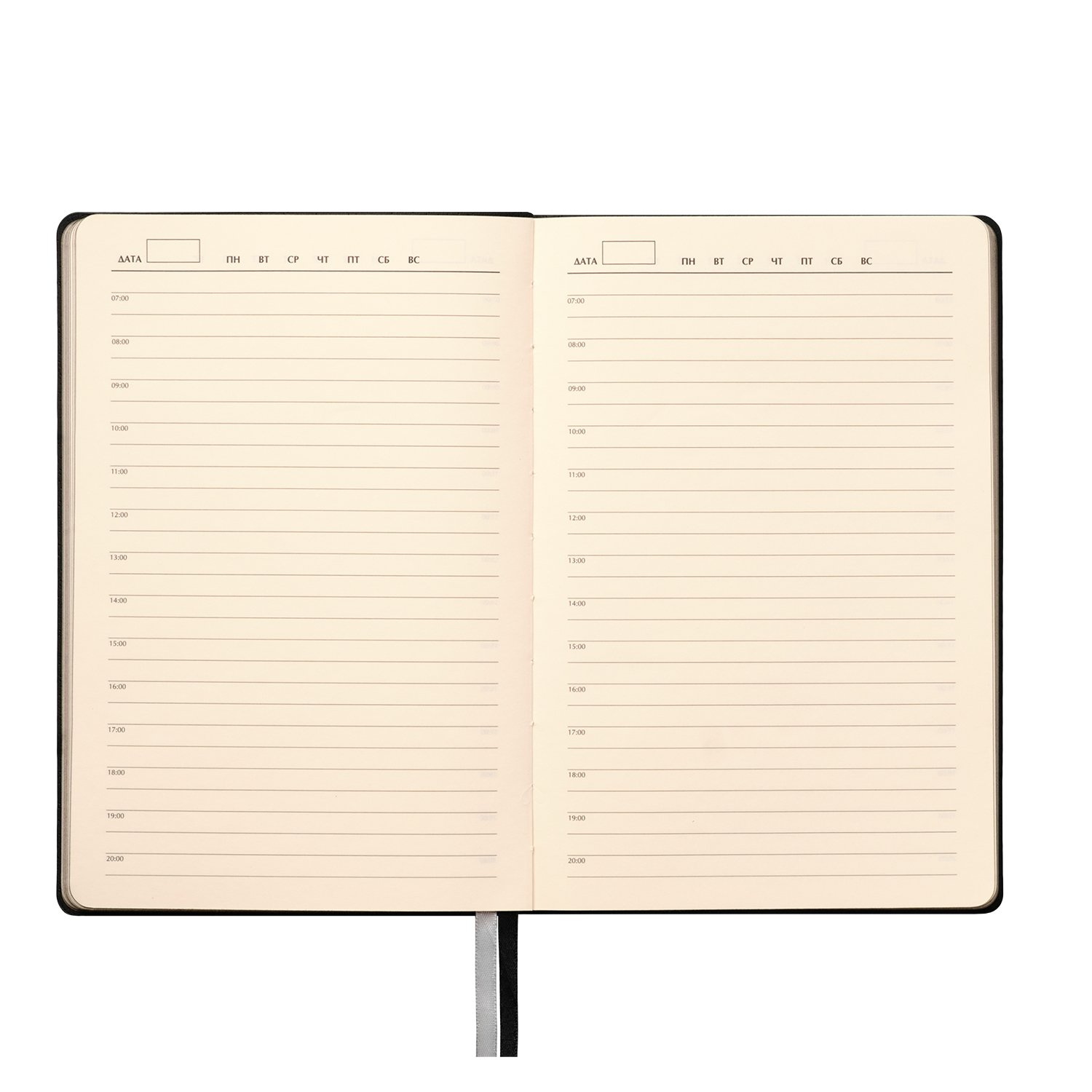 Ежедневник Твид (Tweed) недатированный, черный-8