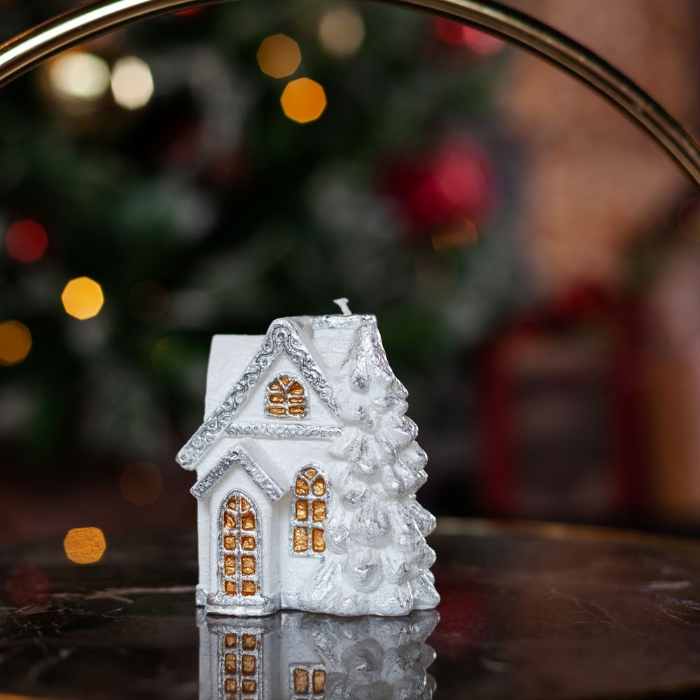 Свеча Christmas Twinkle, домик-3