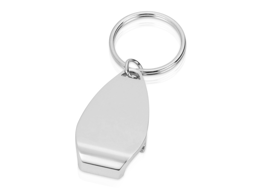 Брелок-открывалка Всегда с собой, серебристый-0