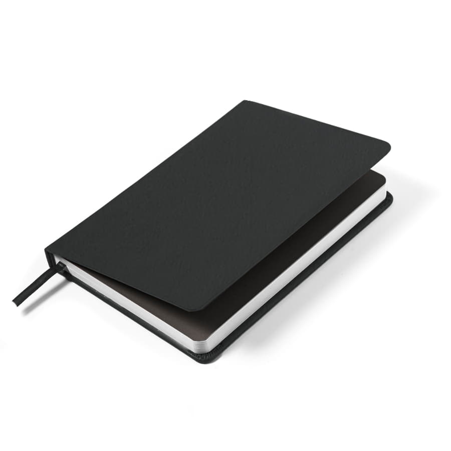 Ежедневник недатированный Duncan, формат А5,  в линейку, черный-4