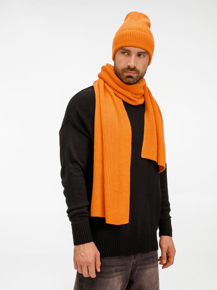 Шапка Nobilis Mono, оранжевая (абрикос)-3