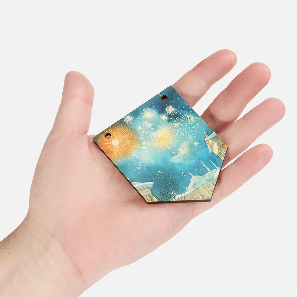 Деревянные флажки «Праздничные мотивы»-2