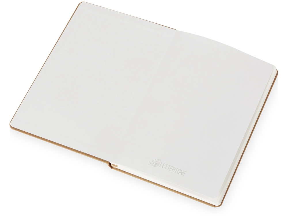 Блокнот из крафта и каменной бумаги А5 Fleekstone, твердая обложка, крафтовый-1