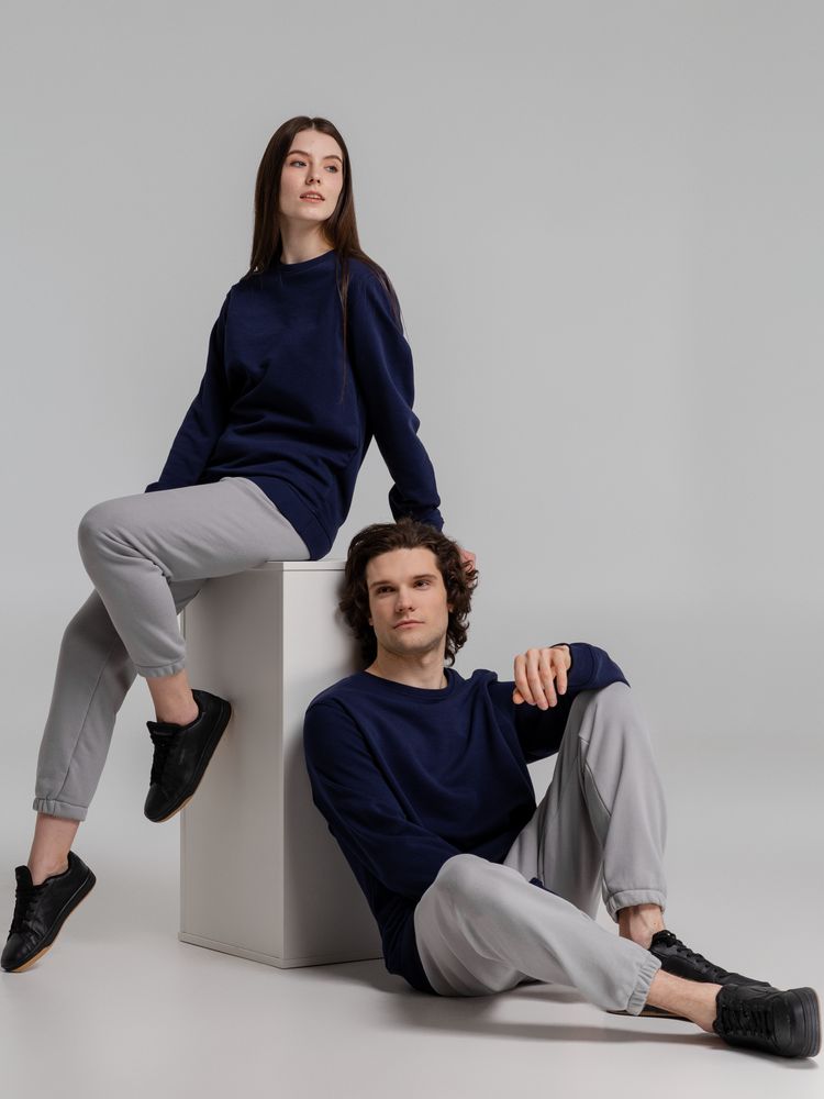 Свитшот унисекс BNC Inspire (Organic), темно-синий-7