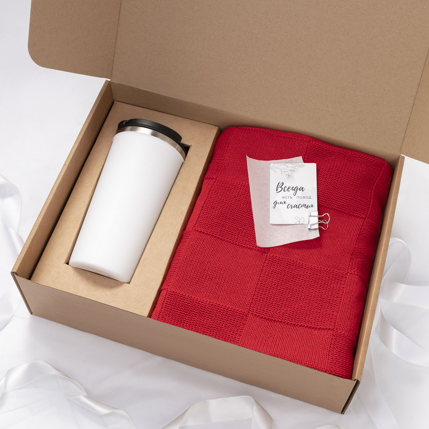 Термокружка вакуумная Palermo, белая, зернистое покрытие-12