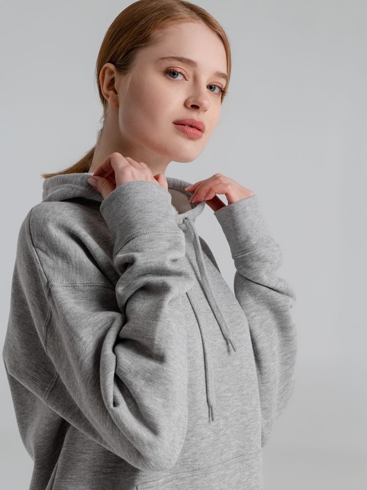 Толстовка с капюшоном Slam 320, серый меланж-7