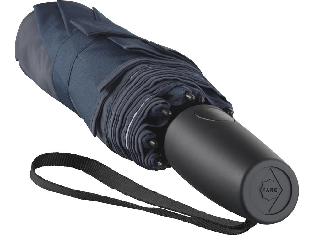 Зонт складной 5477 ColorReflex со светоотражающими клиньями, полуавтомат, лайм-7