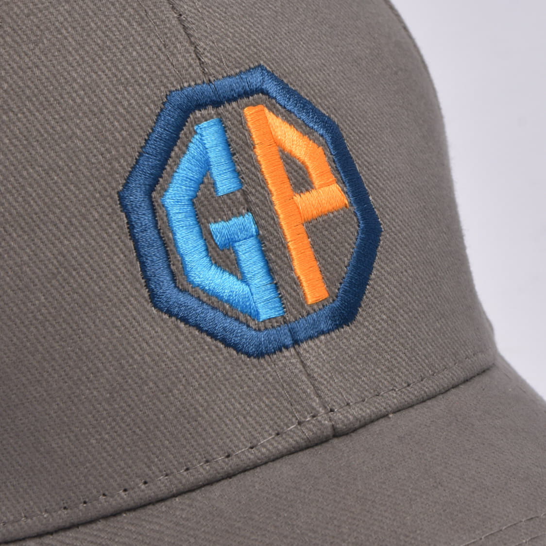 Бейсболка LIBERTY SANDWICH, 6 клиньев, сэндвич, металлическая  застежка, серый, белый-2