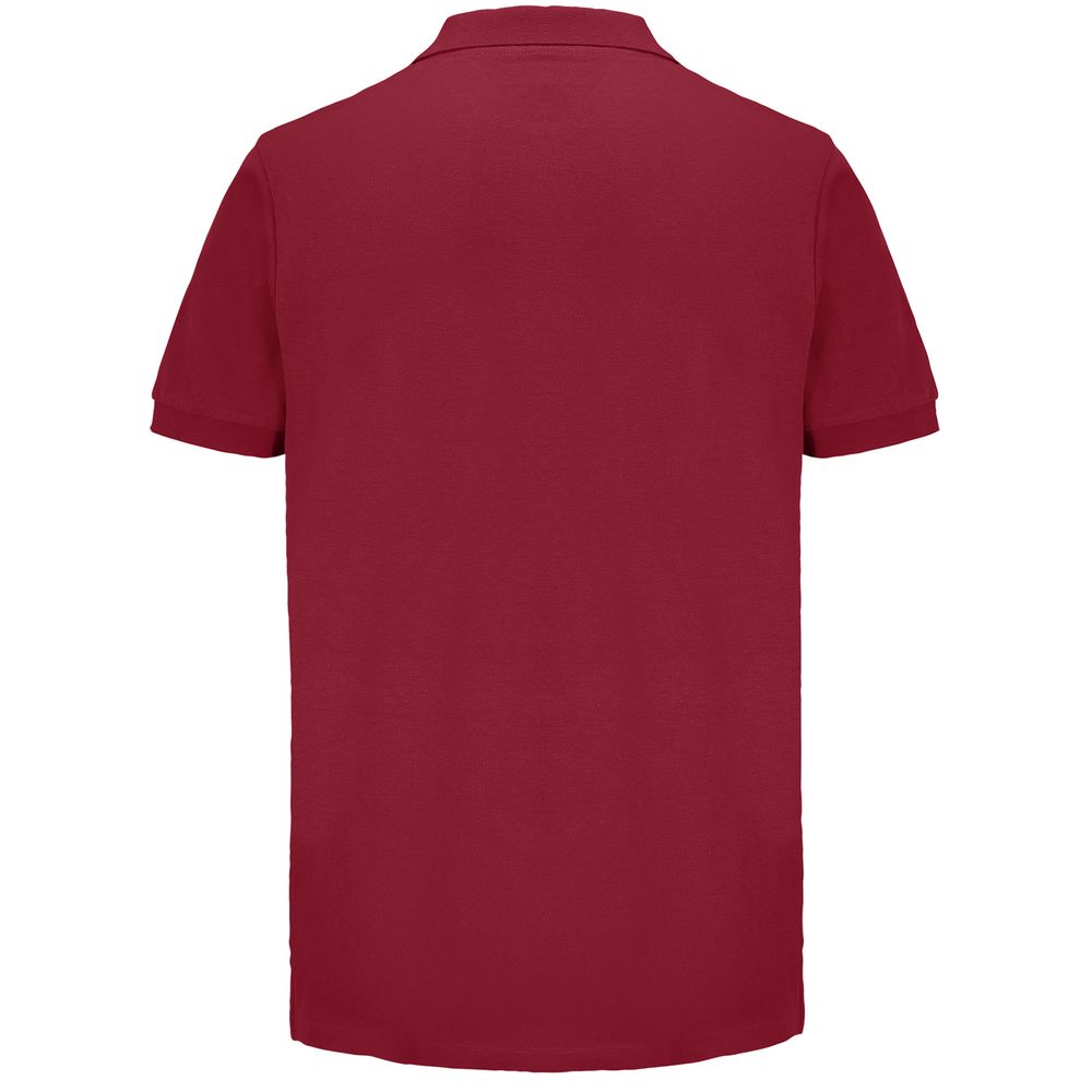 Рубашка поло унисекс Pacific, красная (бургунди)-1