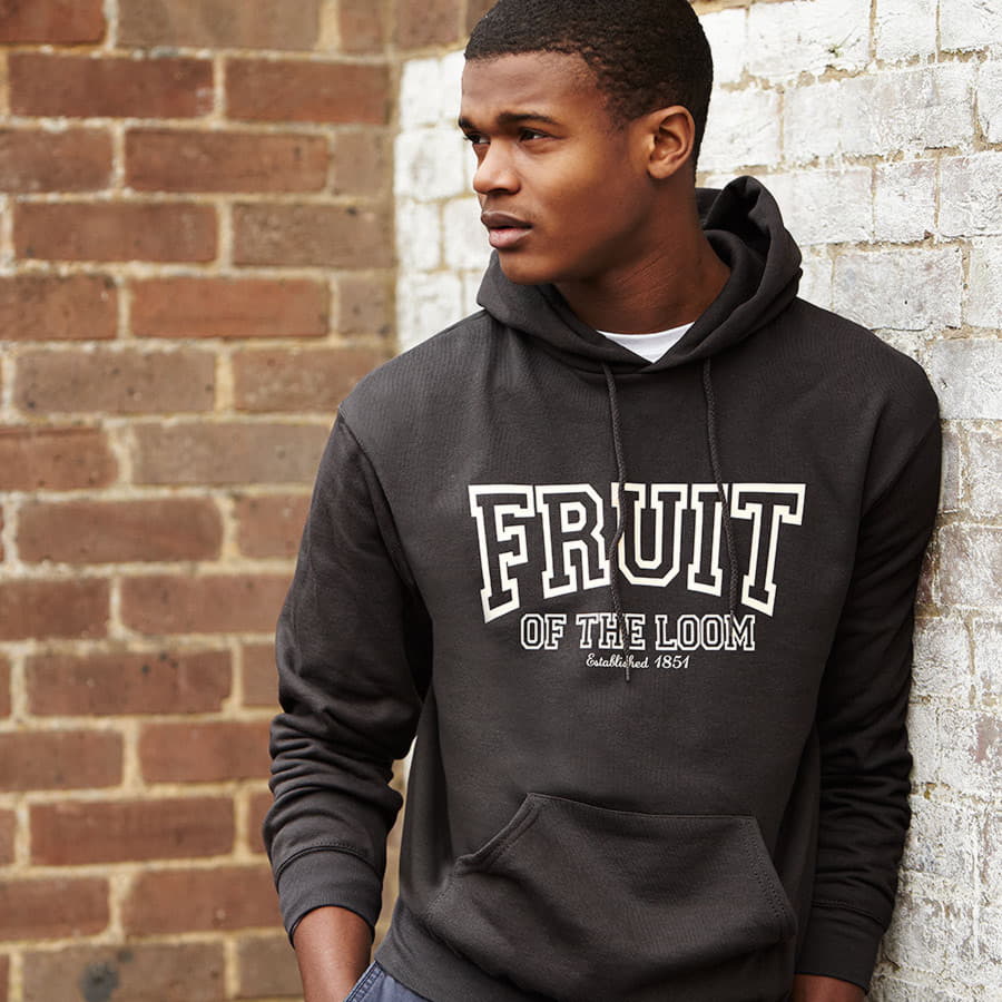 Толстовка с начесом CLASSIC HOODED SWEAT 280, черный-3