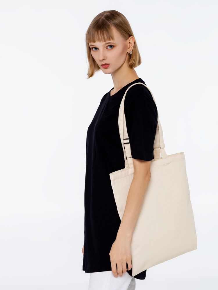 Сумка для покупок с регулируемыми ручками Leta, неокрашенная-4