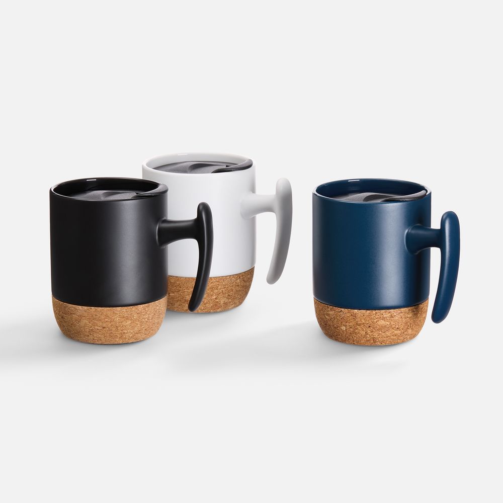 Кружка Corky Grip, черная-2