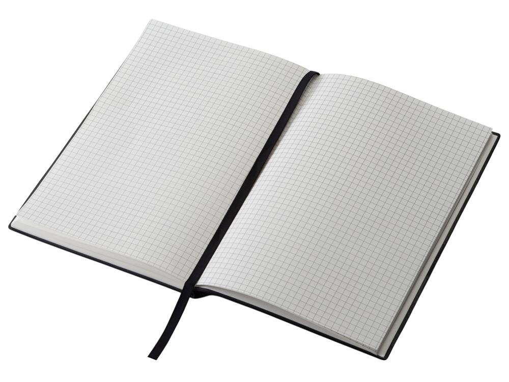 Набор блокнот в гибкой обложке А5 и металлическая шариковая ручка Nabokov, черный-6