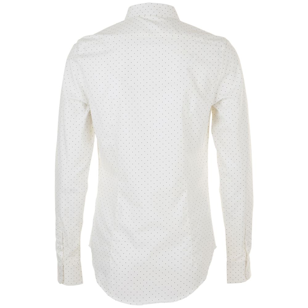 Рубашка женская Becker Women, белая с темно-синим-1