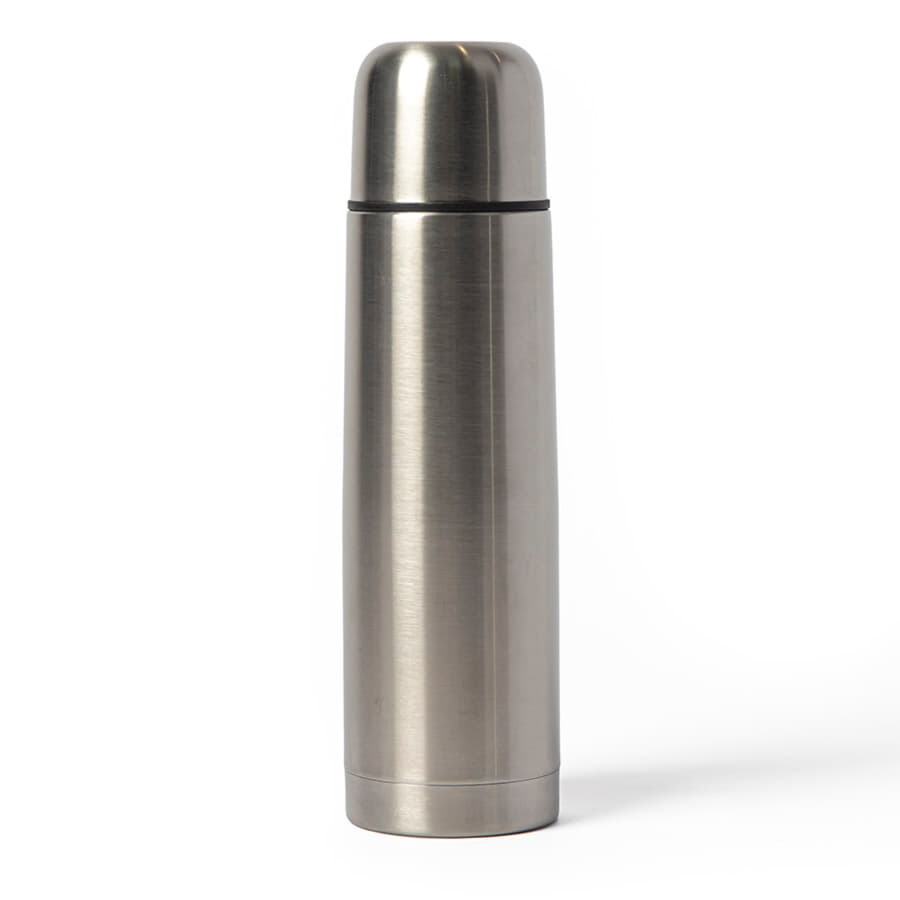 Термос, 2 кружки в чехле: 26х16х10 см; термос 500 мл; кружки 220 мл; металл, нейлон, серебристый, черный-1