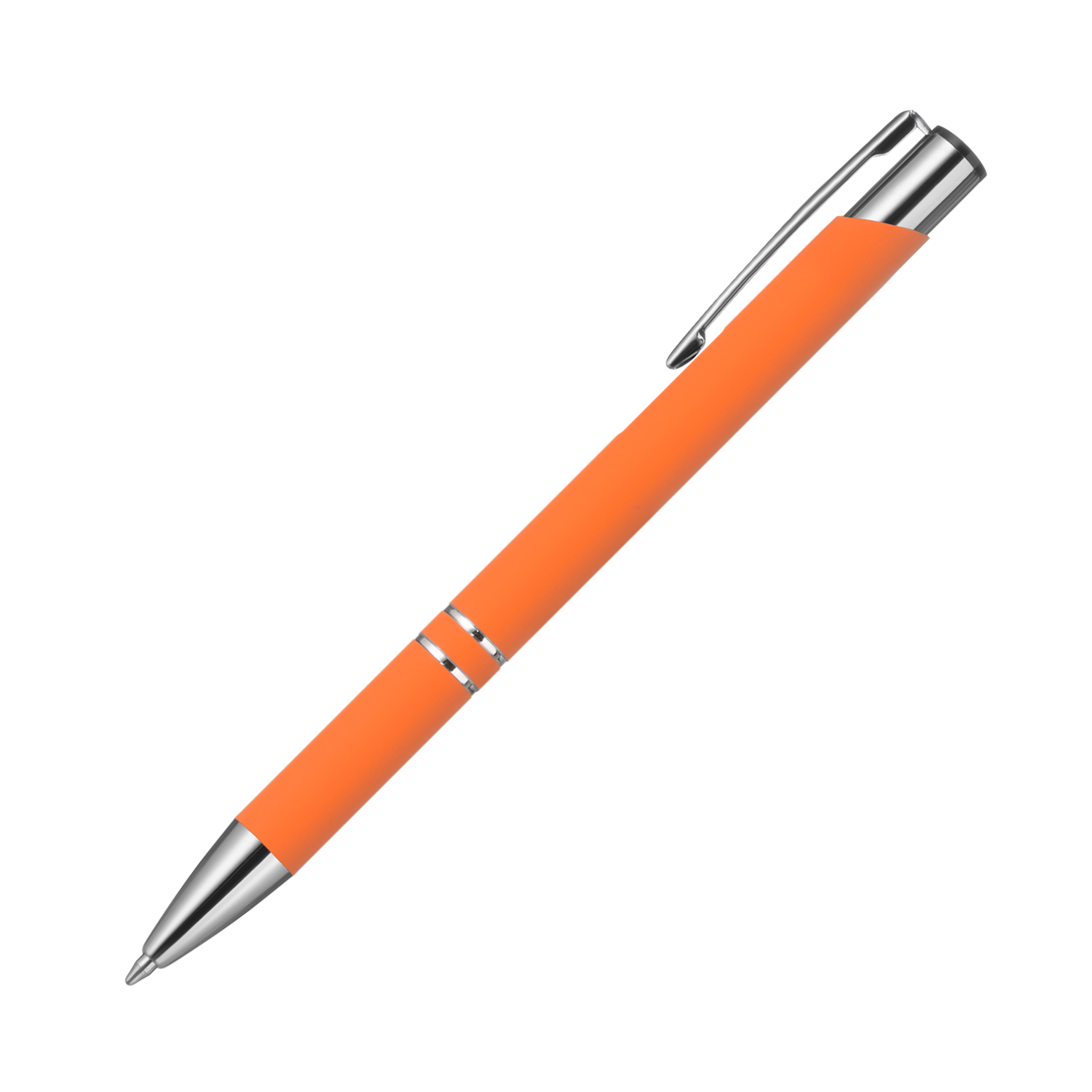 Шариковая ручка Alpha, оранжевая-0