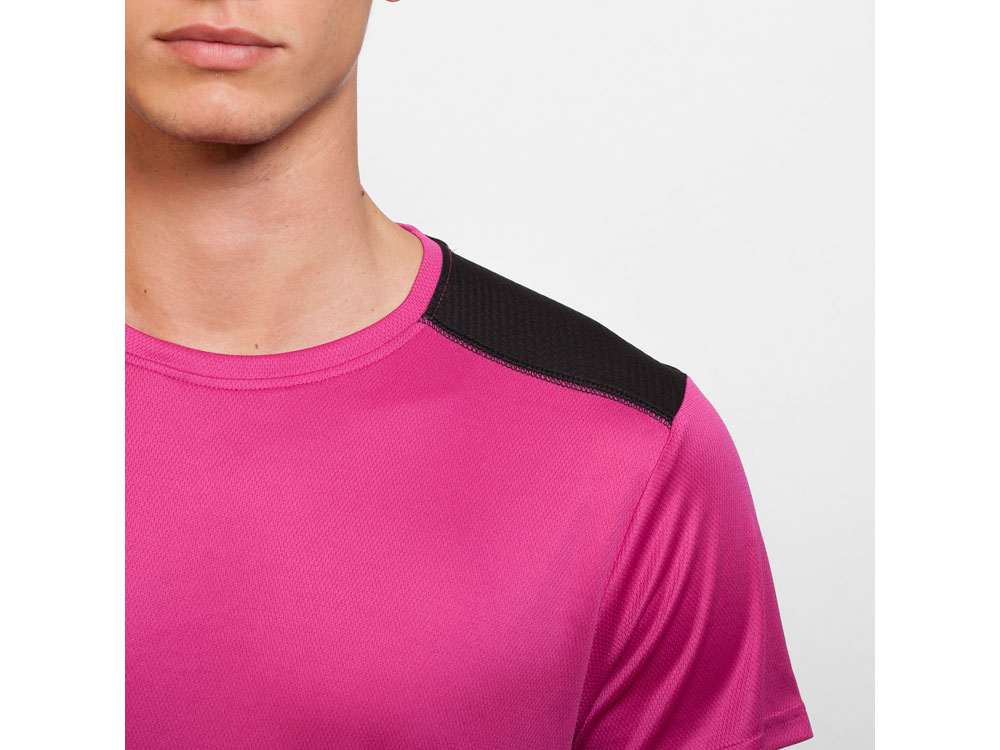 Спортивная футболка Detroit мужская, яркая фуксия/черный-6