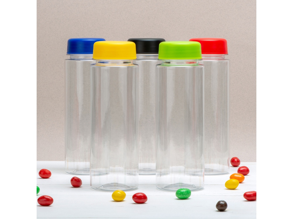 Бутылка для воды Candy, PET, черный-10