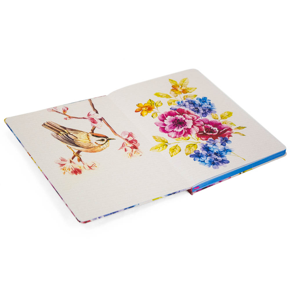 Записная книжка в клетку 15.5x21 Птица R1-2442144, Белый/желтый-1