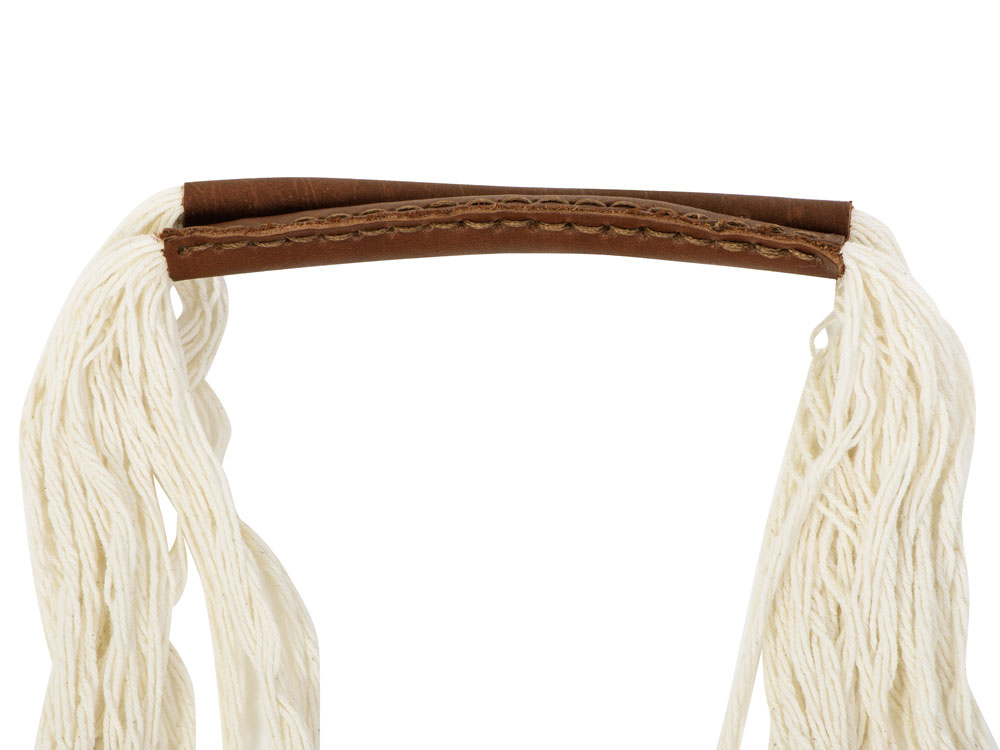 Авоська Dream L наплечная 25 литров с кожаными ручками, натуральный (19)-1