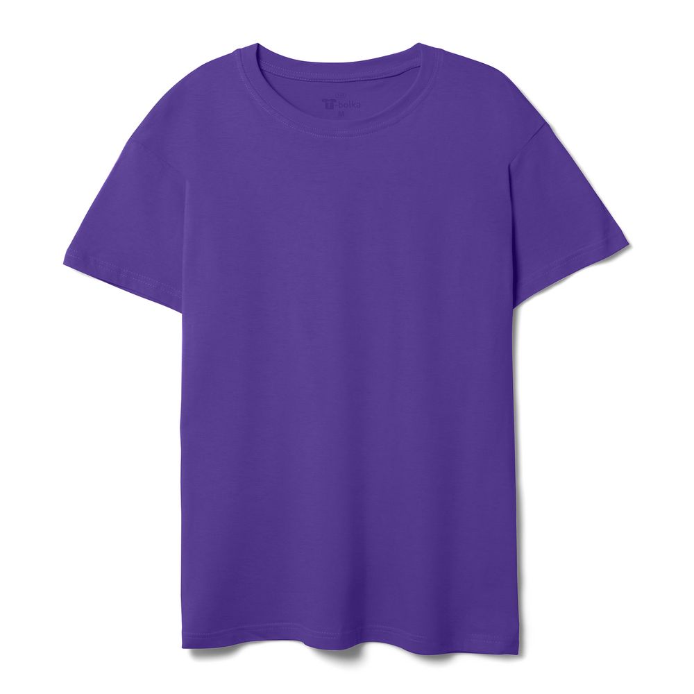 Футболка унисекс T-bolka 140, фиолетовая-1