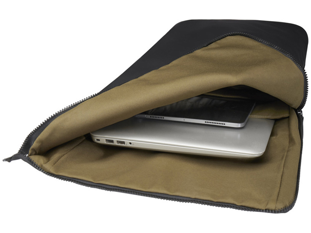 Рюкзак для ноутбука 15,6 Turner объемом 12 л со сворачивающимся верхом, изготовленный из переработанных материалов по стандарту GRS - сплошной черный-5