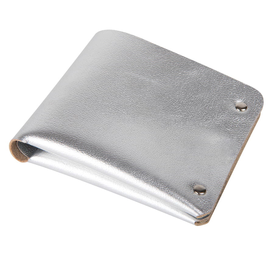Портмоне кожаное  LOFT SILVER, серебристый-1