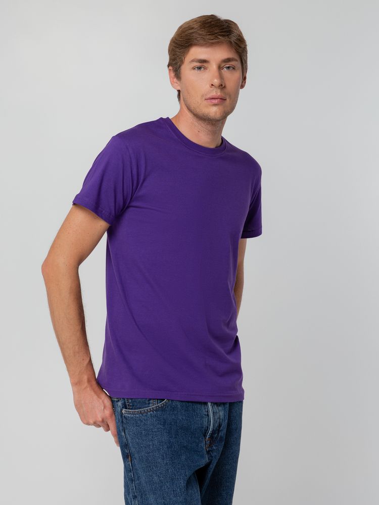 Футболка унисекс T-bolka 140, фиолетовая-8