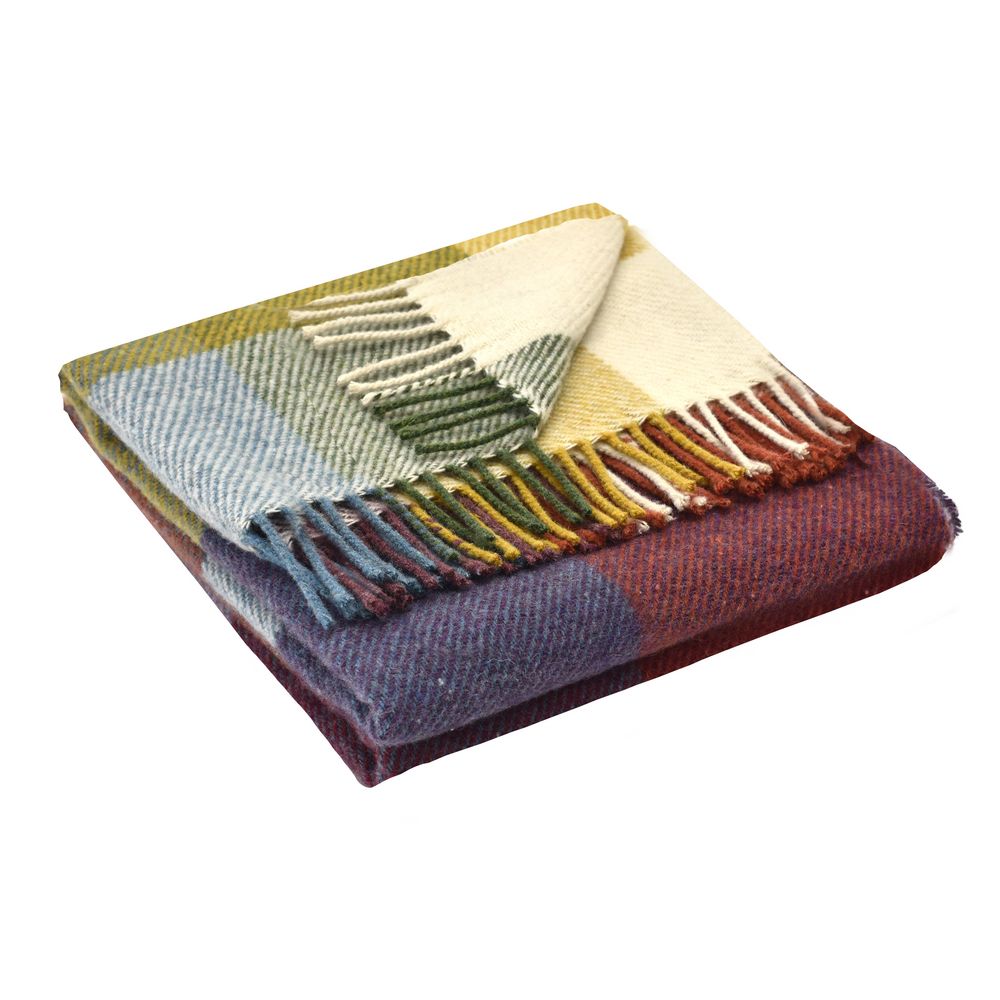 Плед Arequipa, красный с бежевым-1