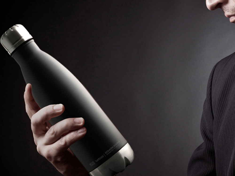 Термобутылка CENTRAL PARK, черный/серебристый-8