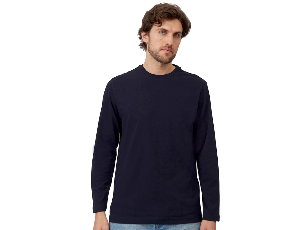 Лонгслив HD Fit мужской, темно-синий-2