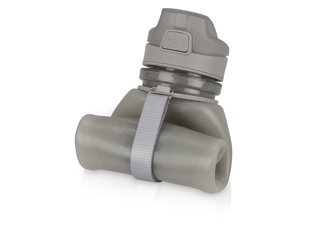 Складная бутылка Твист 500мл, серый-2