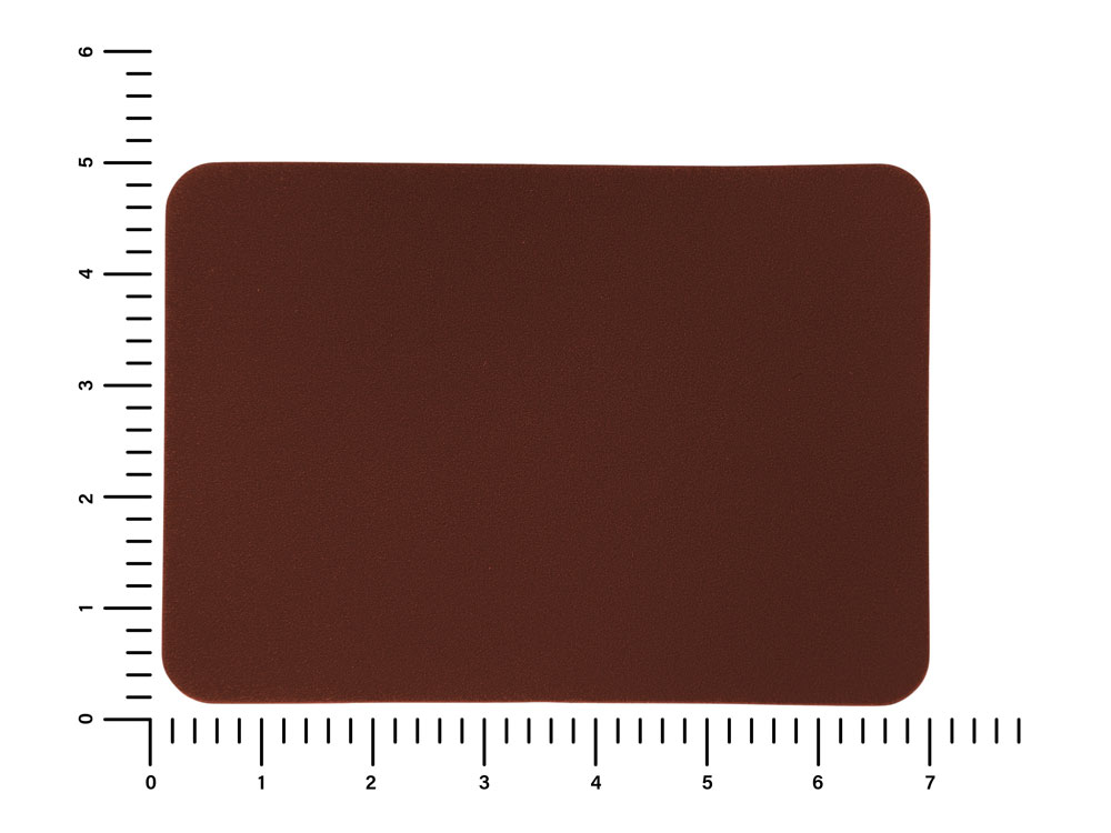 ПАТЧ ПРЯМОУГОЛНЫЙ nubuk (коричневый ) 5,0 х 7,0 см-1