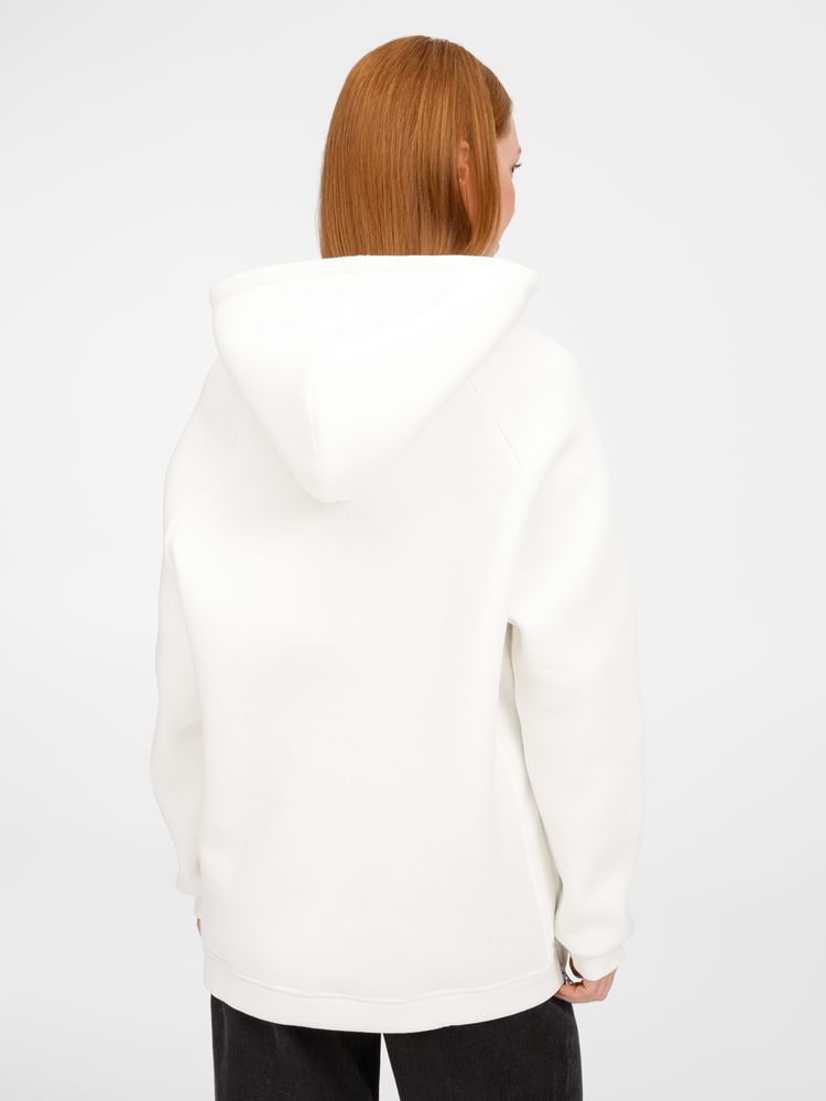 Худи унисекс оверсайз Easy Street, молочно-белое-7