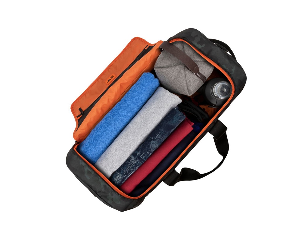 RIVACASE 7642 navy camo 50L дорожная сумка /12-21