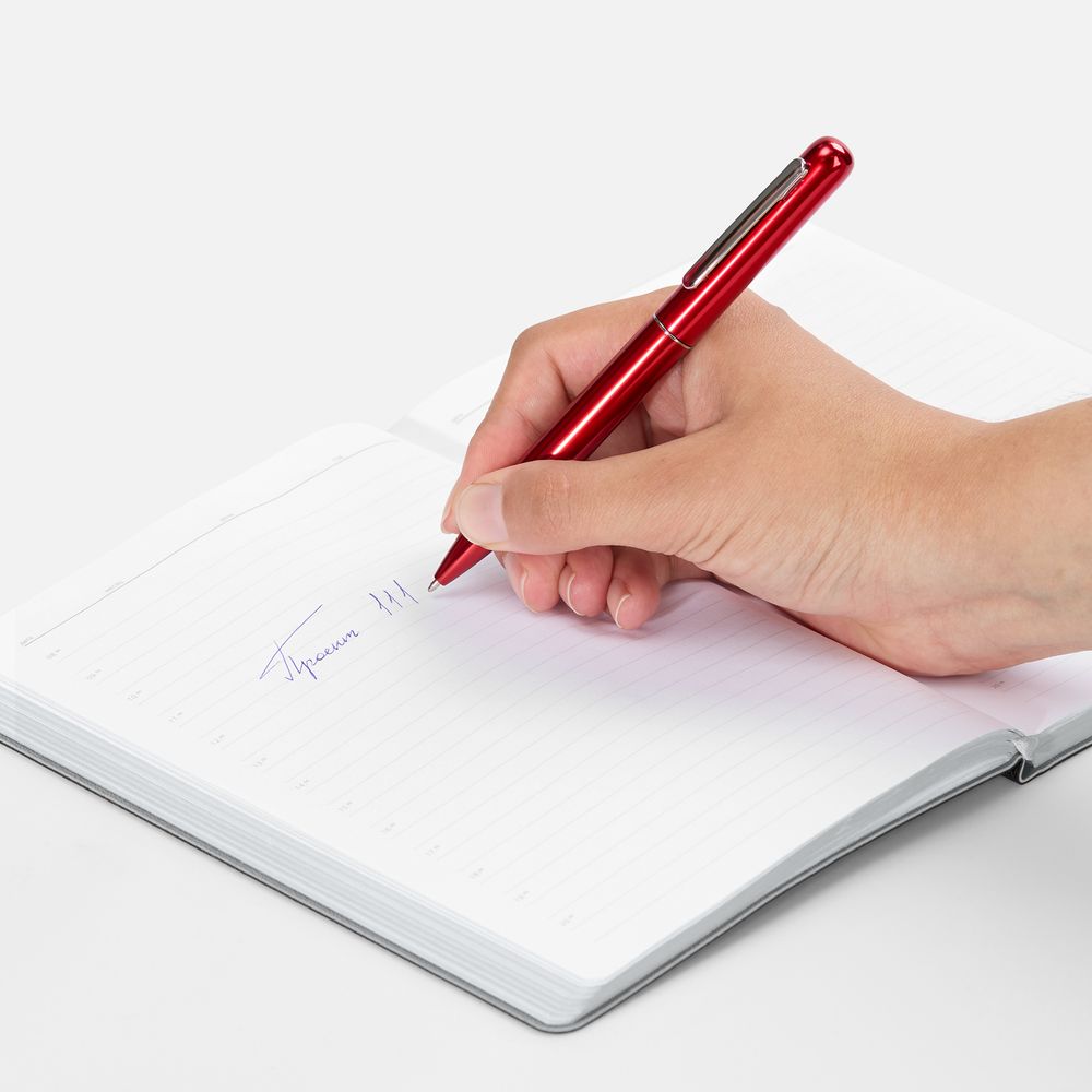 Ручка шариковая Scribo, красная-2