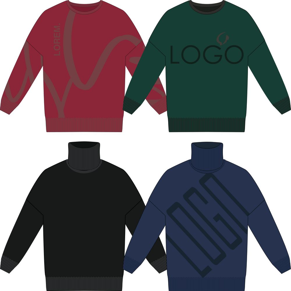 Свитер оверсайз на заказ Tricksy Terra Grand, полушерсть-1