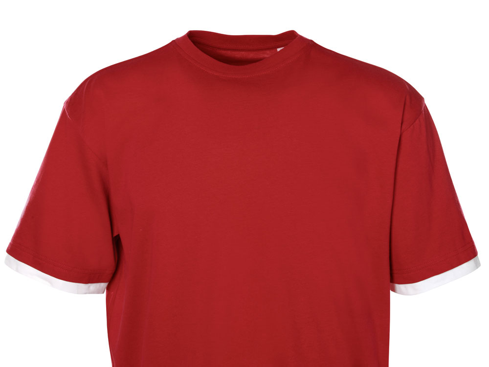 Футболка Rotterdam мужская, красный/белый-8