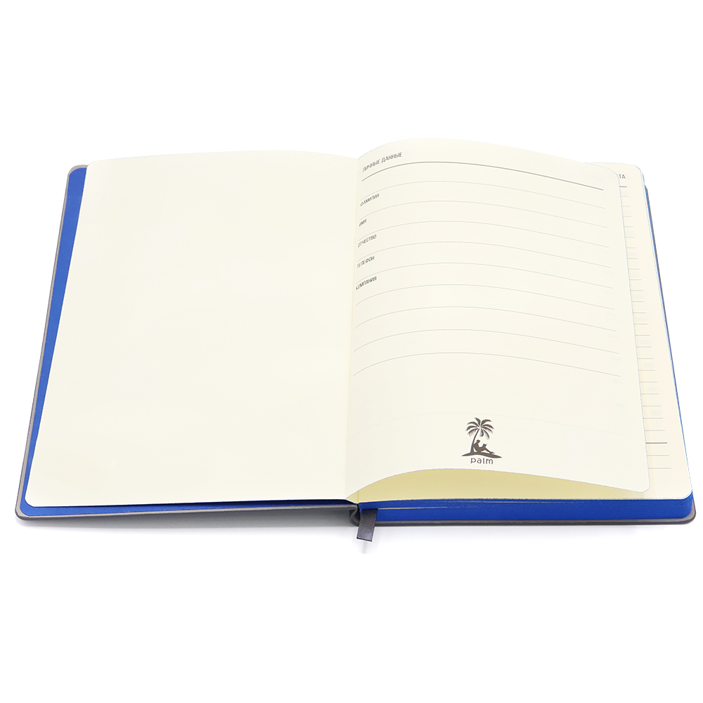 Ежедневник A5 недатированный Carisma в мягком переплёте, Синий-3