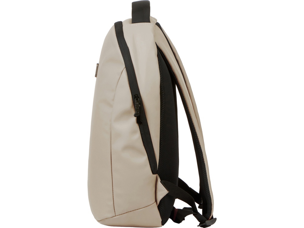 Рюкзак Sofit для ноутбука из экокожи, бежевый-8