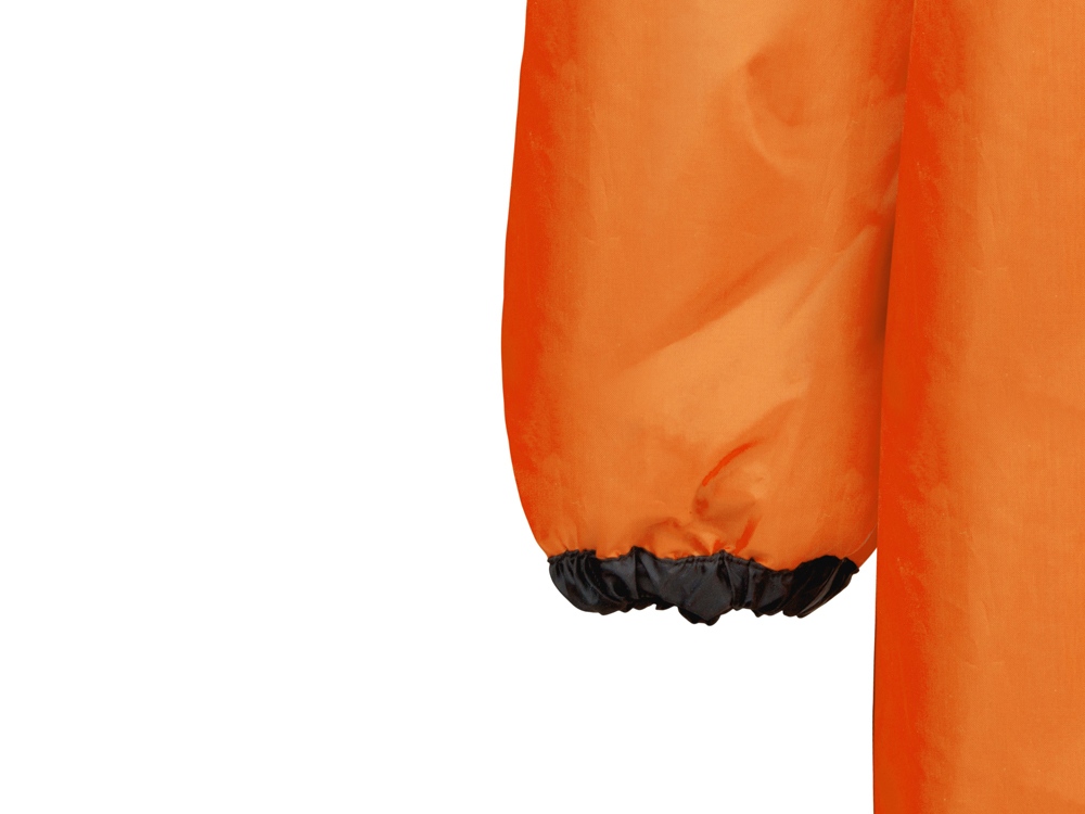 Дождевик Bi-color унисекс, оранжевый/черный-8