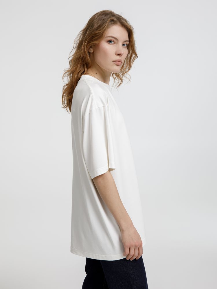Футболка оверсайз унисекс Lavinia, белая-3
