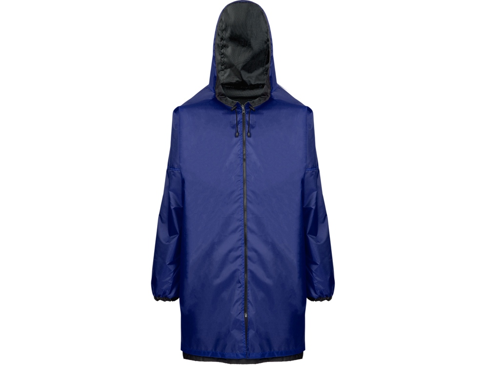 Дождевик Bi-color унисекс, синий классический/черный-2