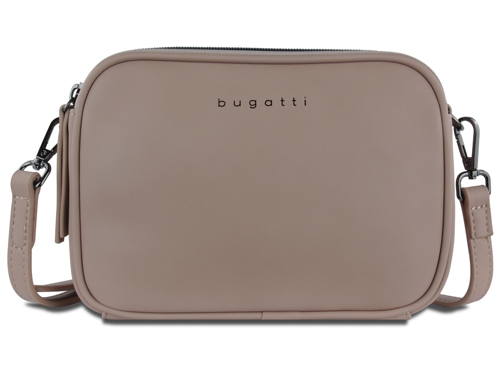 Сумка кросс-боди женская BUGATTI Almata, песочная, полиуретан, 21,5х6х15 см-1