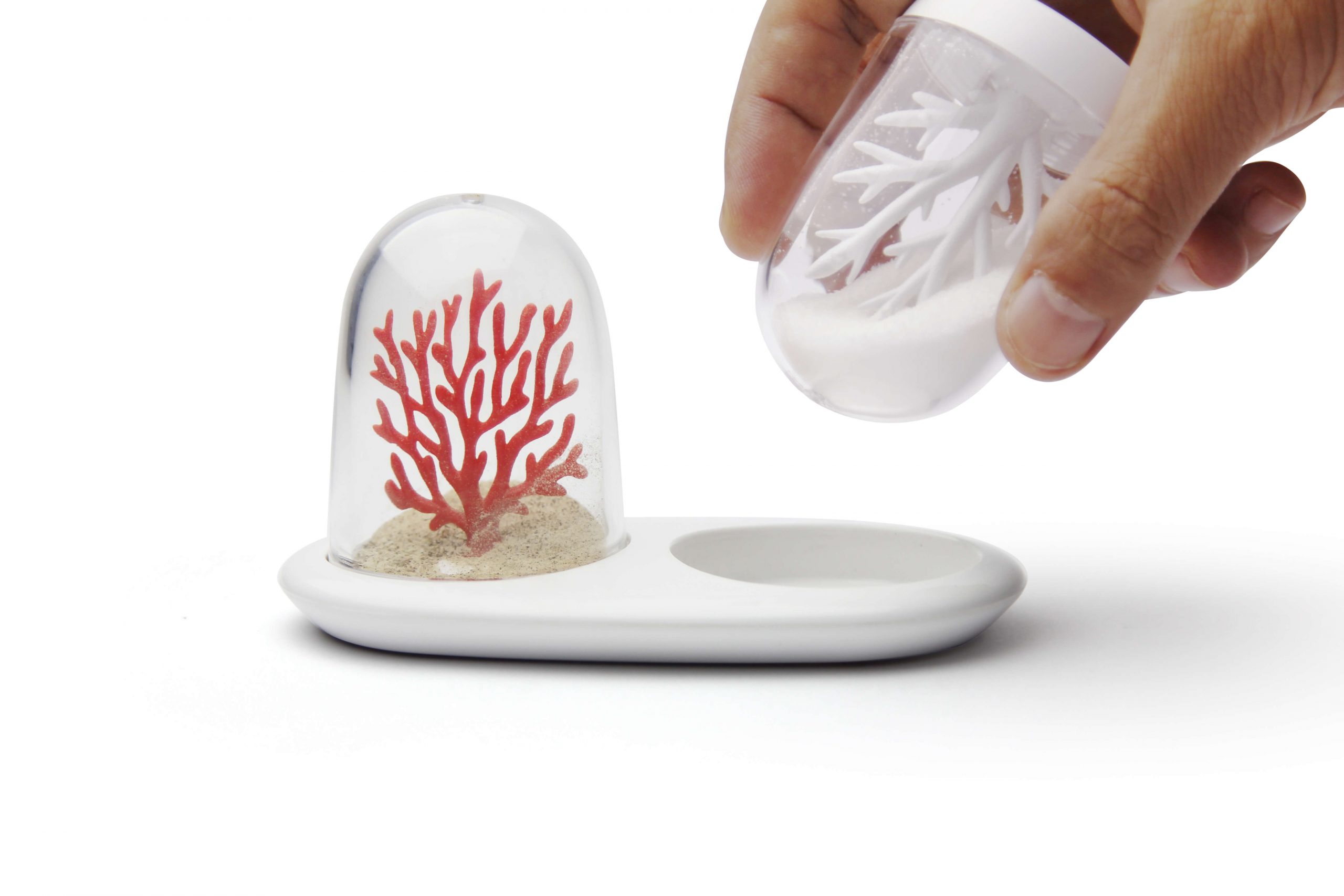 Солонка и перечница Coral Bleaching, Белый-1